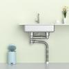 Convenient Kitchen Sink Drain Set With Flexible Pipe and Clear Backflow Preventer for High Performances Daily Use