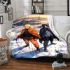 Naruto Blanket Soft Warm Cozy Suitable for Couch Chair Office for All Occasions Playful Design Suitable for Gifting Relatives and Friends