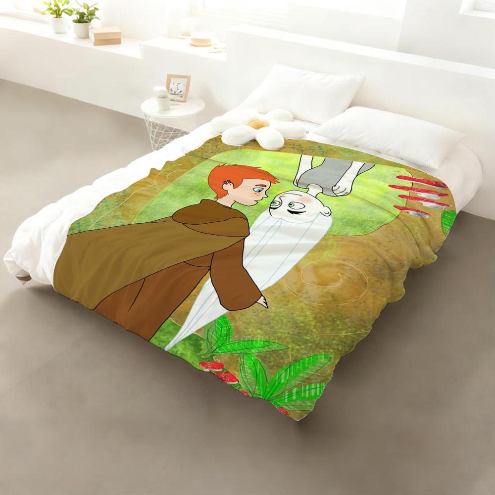 The Secret of Kells Throw Flannel Throw Blanket: Soft Kid-Friendly Warm Anti-Static All Season Washable Couch Bed Home