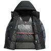 Men's 90% Duck Down Puffer Jacket - Short, Thick, Hooded Winter Coat for Extreme Cold Protection
