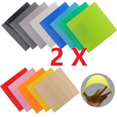 2 pezzi Piastre di base classiche 32x32 16x32 Punti Piastra di base Blocchi MOC Mattoni da costruzione in plastica Assemblaggio Compatibile Marca City Friends