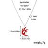 Anime Game Shadow Necklace Bracelets Pin Set for Men Women Stainless Steel Jewelry Charm Pendants Chain Accessories