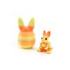 3D Printed Rabbit Eggs Ornament Animal Model Easter Rabbit Home Desktop Ornament Happy Easter Gift For Kids