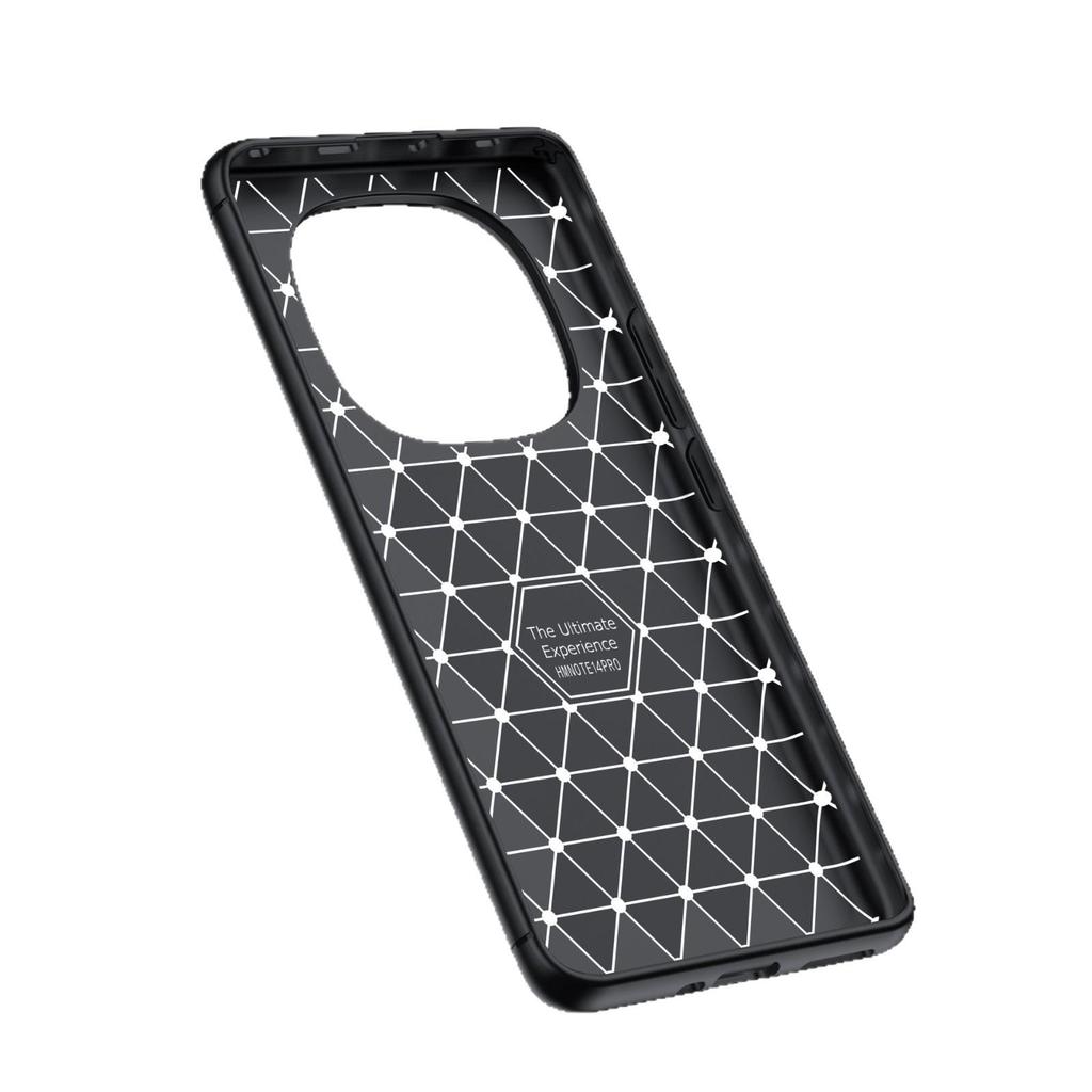 Redmi Note 15 Pro/K80 Pro Leather Texture Soft Case - Plain Leather Protective Cover