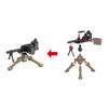 Jx06-1 Military Building Block Doll Accessories Heavy Machine Gun Equipment M2 Aviation Machine Gun Assembly