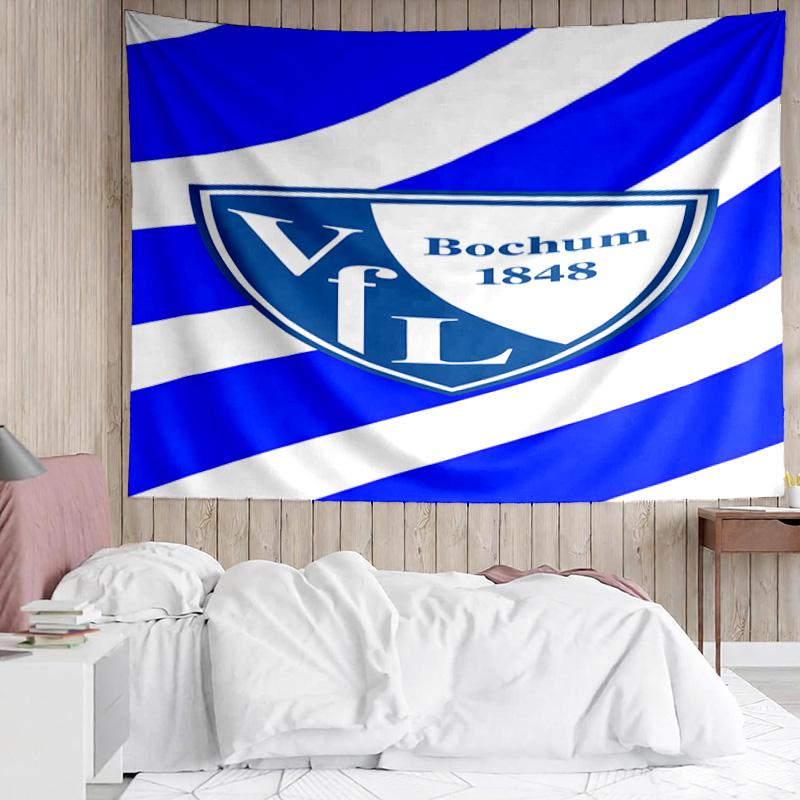 Bochum 1848 Football Club Tapestry, Unique Design Tapestry, Suitable for Bedroom,Livingroom, Playroom,Heartwarming Fan Holiday Gifts