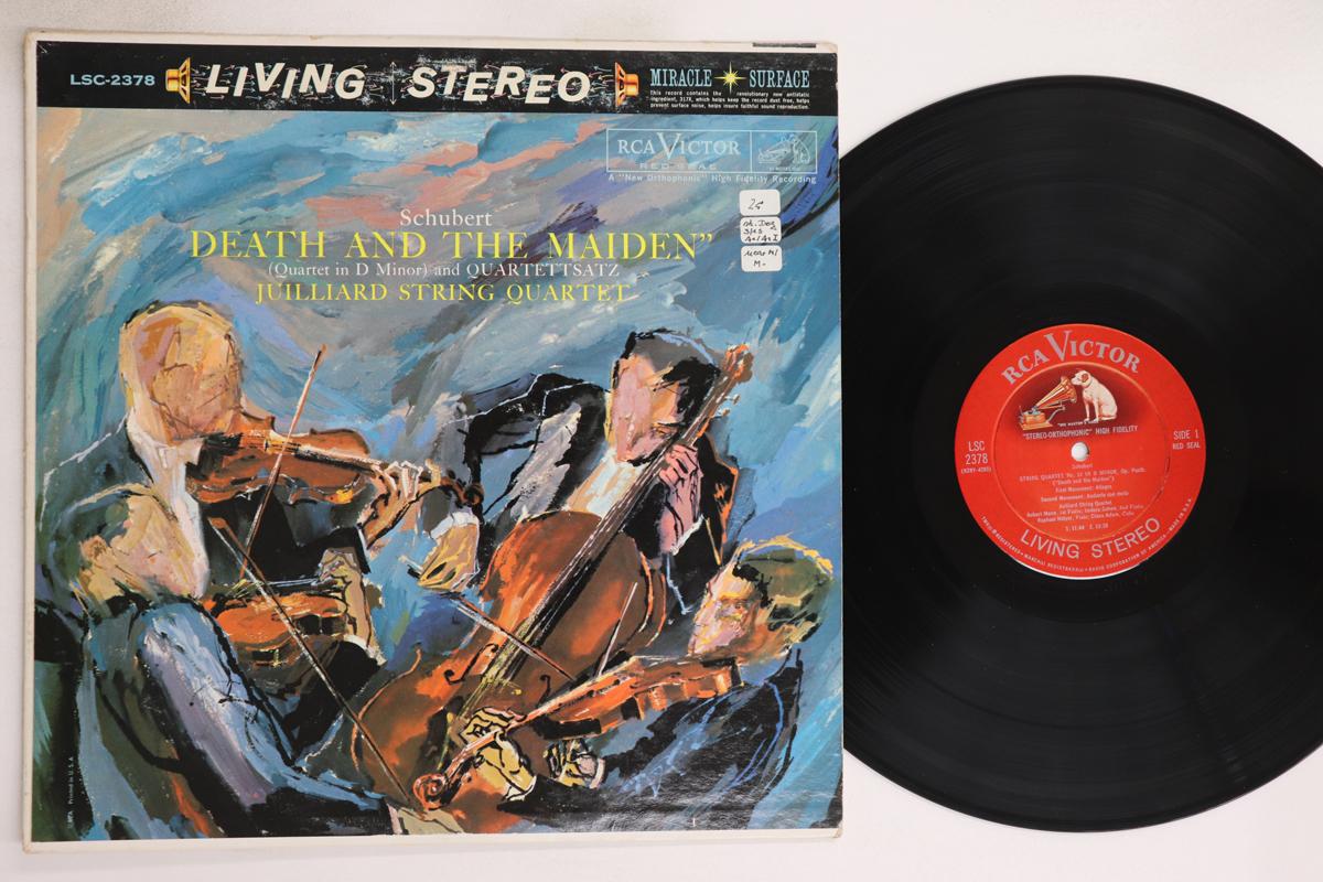 

LP Record JUILLIARD STRING QUARTET - Schubert String Quartet No14 In D M LSC2378 RCA VICTOR 1960 US Classical Used