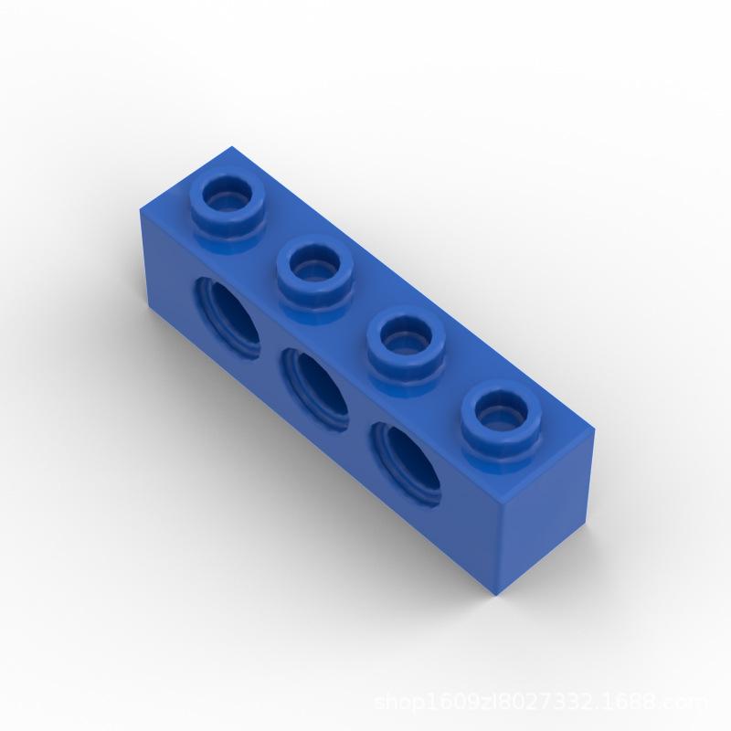100 Stück MOC Technische Teile Partikel Dicke Bausteine 3701 1x4 mit 3 Löchern Perforiert 3701 Steine Zusammenbauten Balken Kinderspielzeug