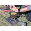 EVERNEW ECAL741 Ti Pot 600 Titanium Pot Cooker 600ml Flat Pot with Person Made In Japan 98g N.S. Coating, Solo/Single Use, Non-Stick Pot,