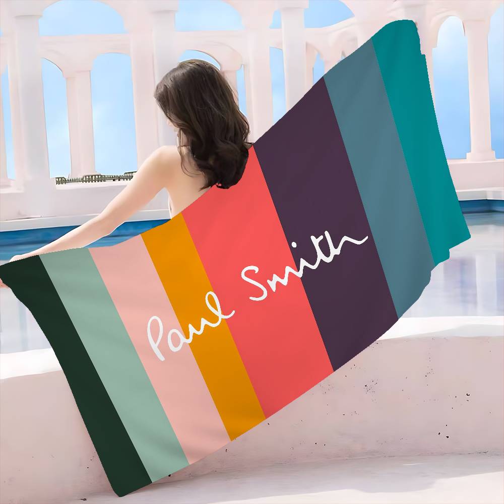 Fashion Brand Famous P-Paul S-Smith Anime Beach Swimming Towel Soft Absorbent Washcloth Children's Gifts For Travel Camping Gym