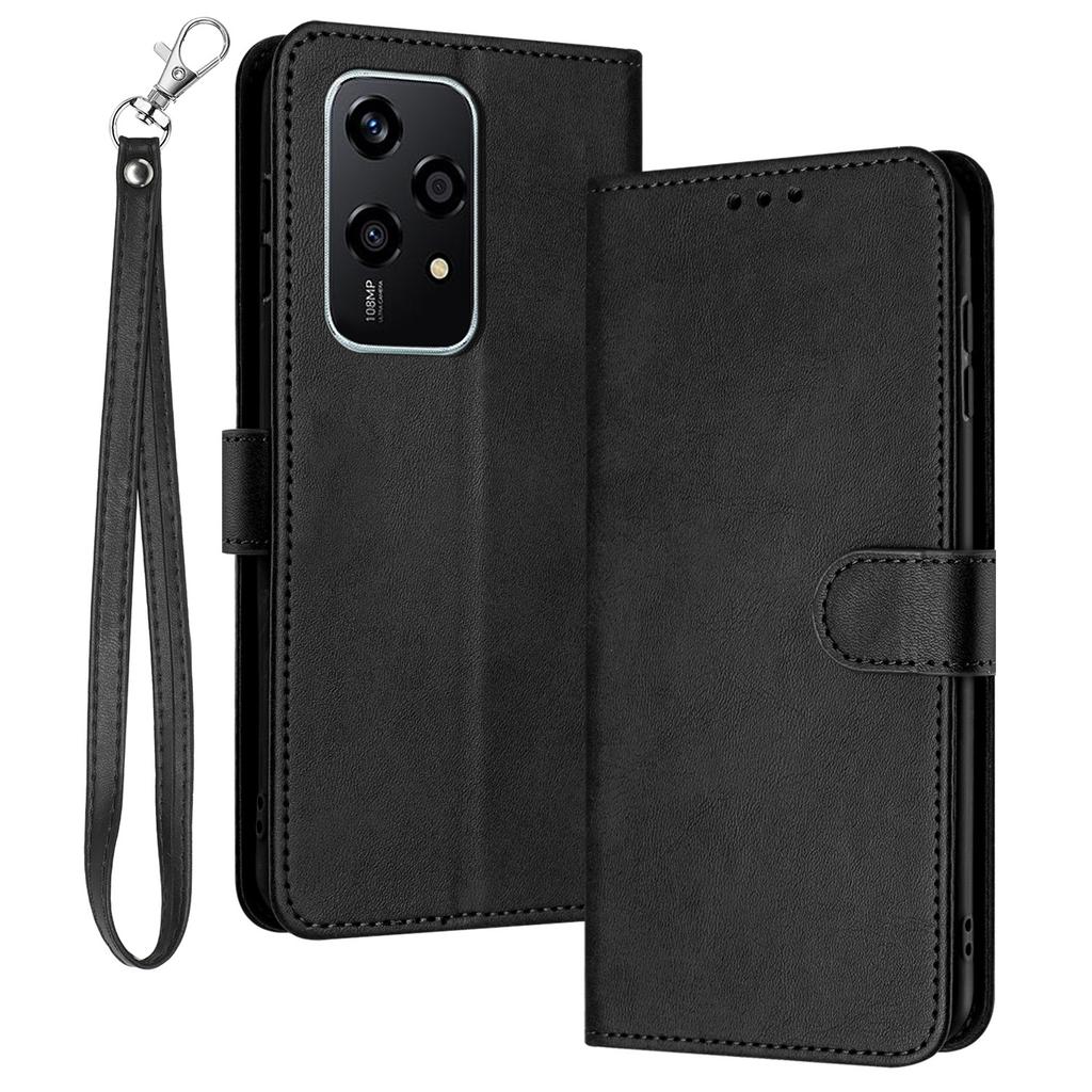 For Honor 200 Lite Case Leather Calf Texture Phone Cover with Purse Card Holders
