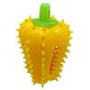 Tough Dog Toys for Small Medium Large Dogs Spiky Chili Chew Toy, Treat Dispenser Interactive Rubber Toy Teeth Cleaning, Mental Stimulation