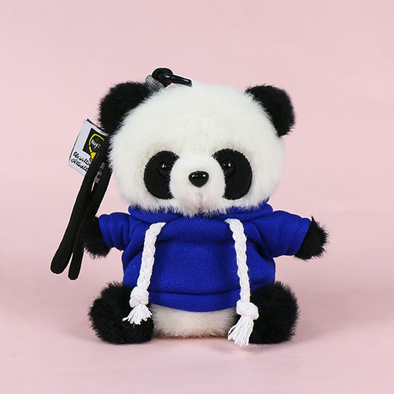 Premium Scented Panda Pendant Backpack: Dressed-Up Panda Doll In Various Styles