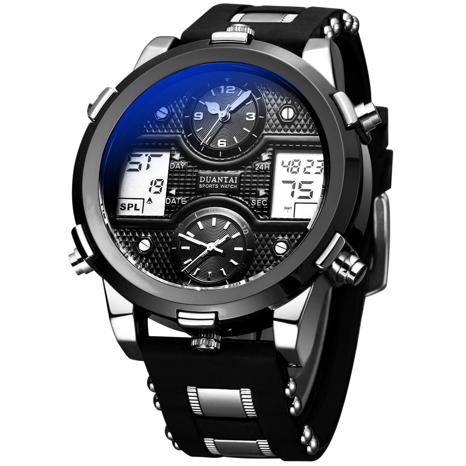 

Спортивные часы DUANTAI Military Dual Movement Luminous – многофункциональные и водонепроницаемые.