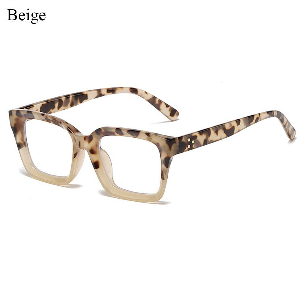 Fashion PC Anti-UV Blue Rays Glasses Ultra-light Solid Color Computer Goggles Square Flat Mirror Eyewear Women