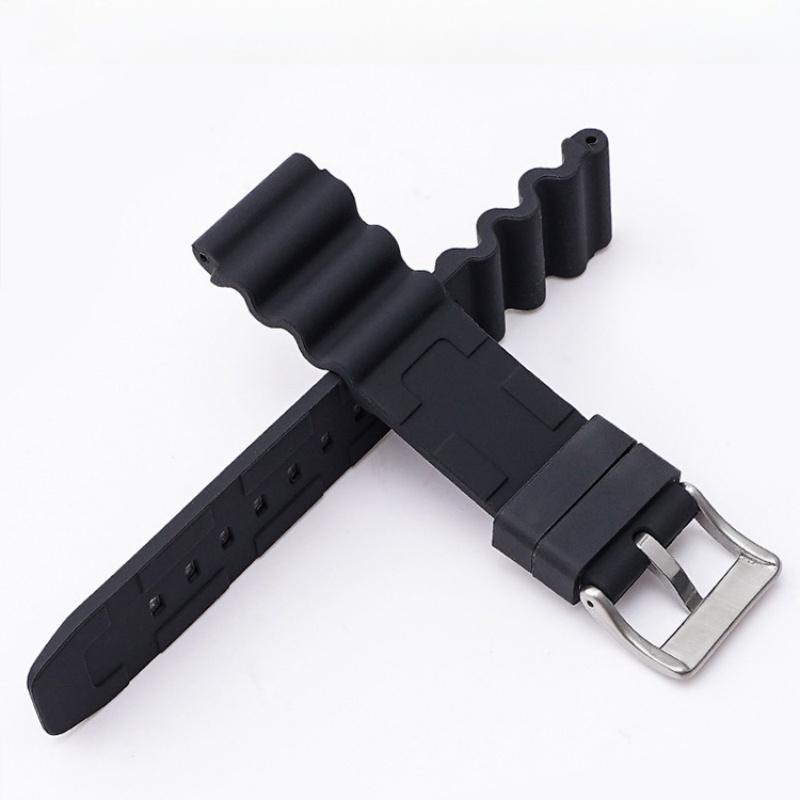 20/22mmSilicone Bracelet Soft Comfort Watchband Rubber Universal Watch Strap for Citizen Longines Rolex Submariner for SEIKO 007