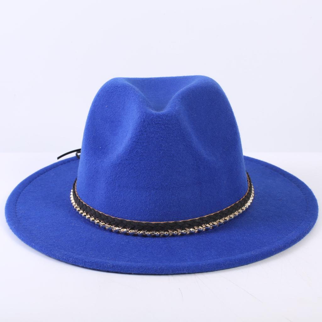 Popular European and American Classic Simple Flat-brimmed Top Hat Men's and Women's Fashionable and Elegant Versatile Jazz Hat Top Hat