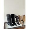New two-wear folded and thin medium boots