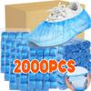 2000 peças (1000 Pares) Cobre Sapatos Descartáveis Reutilizáveis Cobre Botas Impermeável
