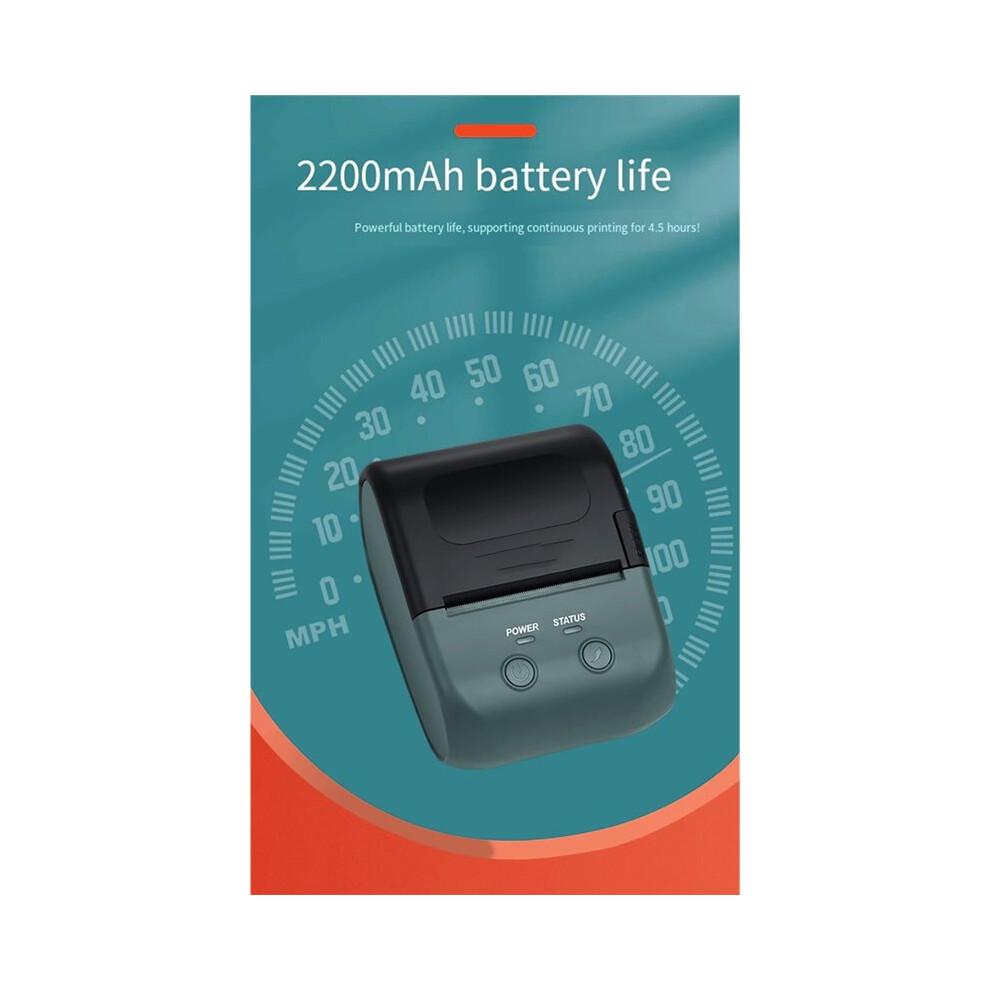 Portable Thermal Printer, Self-Adhesive Label Printer,  Sticker Maker, Supports Mobile Phones and Computers.