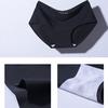 Luxurious Women Seamless Panties Ice Silk Mid Waist Briefs With Timeless Style