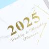 A5 2026 Planner Notebooks 160 Pages Thick Paper English Notebook Multifunction Cardboard Cover Datebook Diary