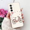 For Cover Oppo Reno12 Pro CPH2629 / Reno 12 5G CPH2625 Phone Case Colorful Flower Butterfly Lxuru Women Fashion Soft Siliocne
