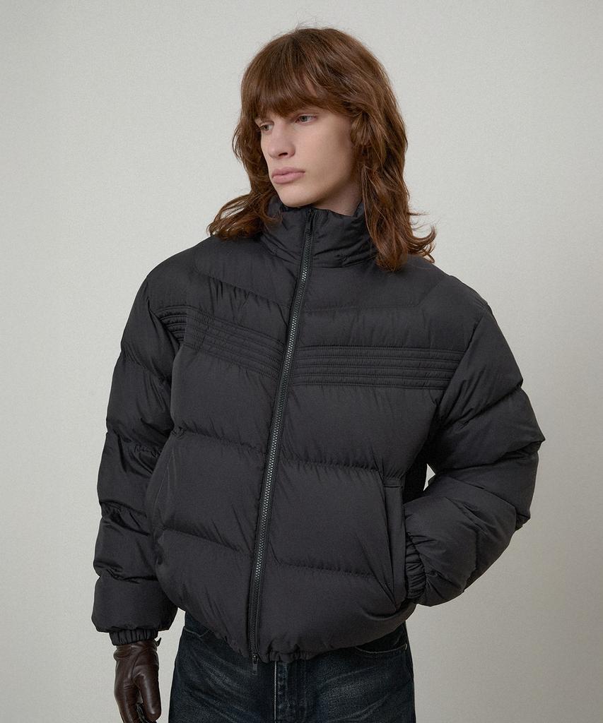 Lmood Kendall Crop Down Puffer Matte Black