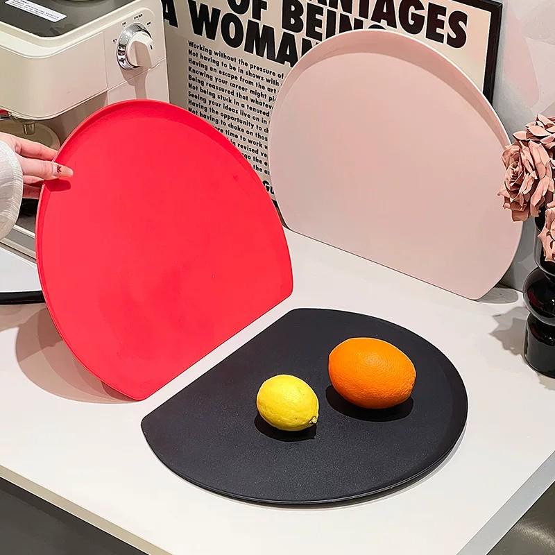 Double-Sided TPU Cutting Board: Non-Slip, Thickened, Food-Grade, Ideal for Fruits & Baby Food