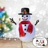 Outdoor Snowman Costume Dress Up Kit Hat Scarf Carrot Nose Activity Toy Gift