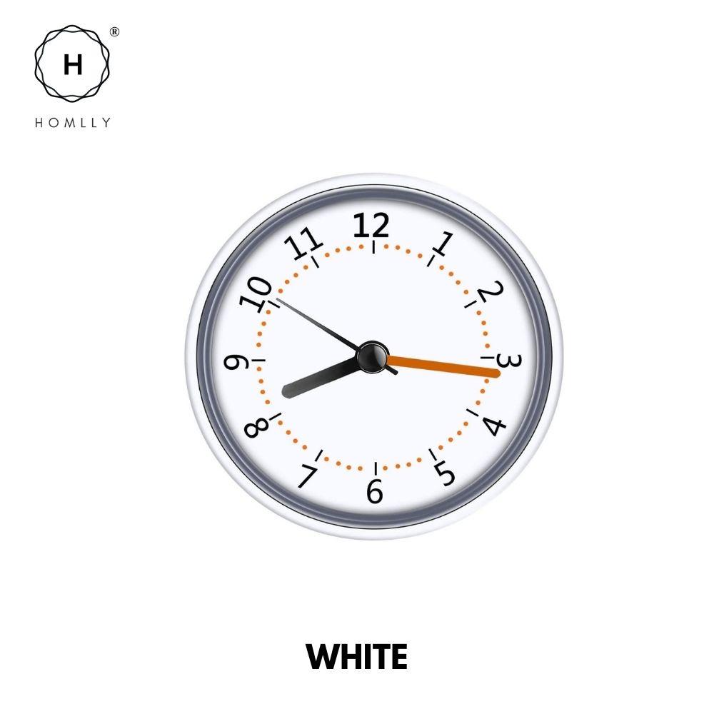 Homlly Waterproof Bathroom Kitchen Suction Dial Clock (X2PCS) 2PCS
