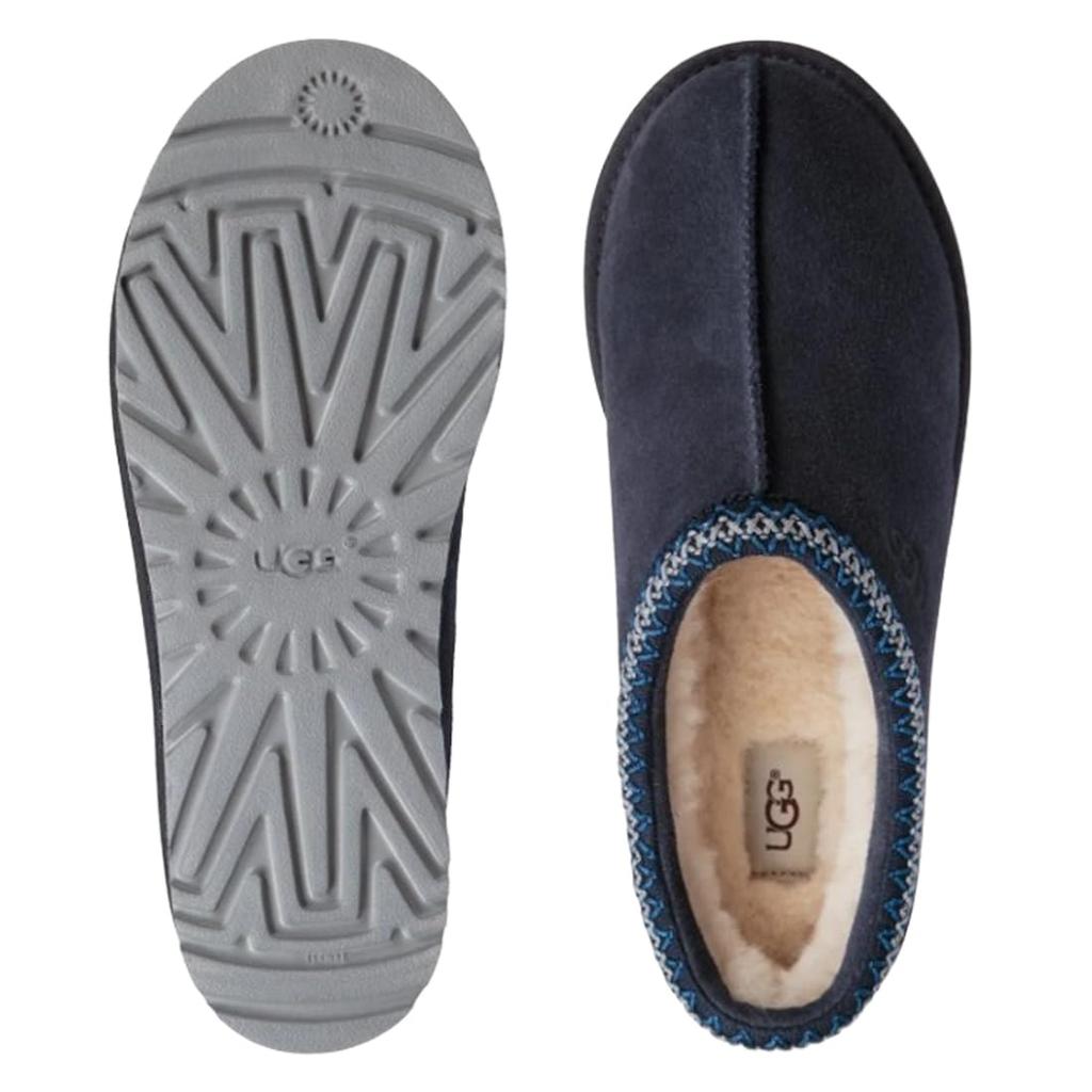 UGG Tasman 5950 True Navy Sheepskin Easy to Put On and Take Size US9 Men's Slip-On Sandals, Off, M, (27.0cm) [Used]