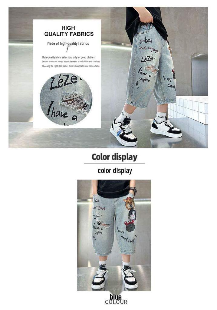 2026 Sommer-Jeans für Jungen - Trendige, leichte Shorts für Kinder