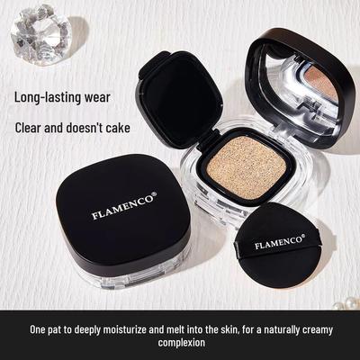 FLAMENCO Lightweight Radiant BB Cushion Cream - Flawless, Long-Lasting, No-Cake Foundation Liquid.