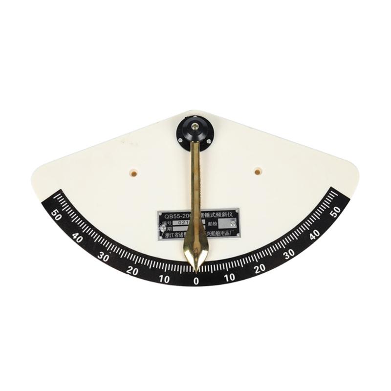 

Professional 55-Degree Ship Inclinometer Swing-Type Tilt Gauges Marine Accessories Reliable & Accurate Simple Installs 1