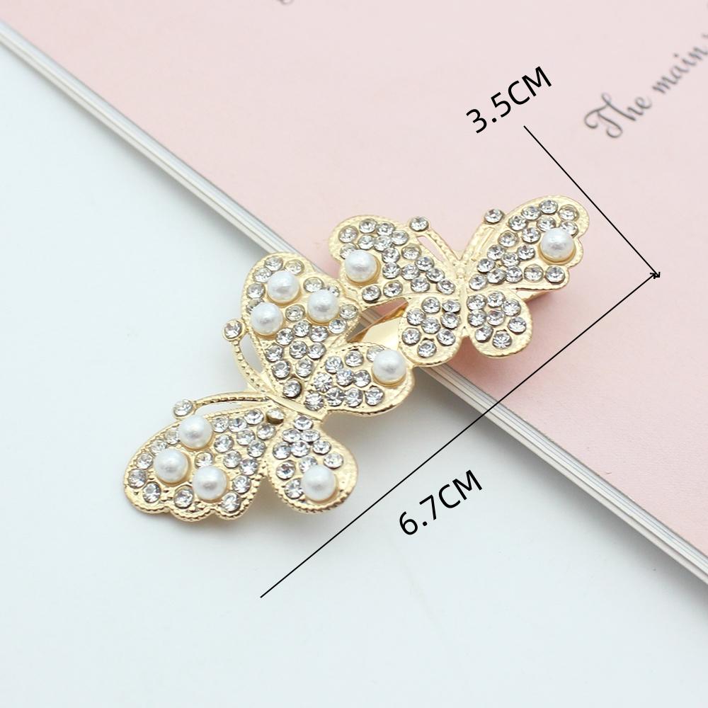 17 Styles Hair Clip Big Barrettes Bowknot Leaf Butterfly Flower Star Crystal Alligator Hairpin Headwear Jewelry Gift