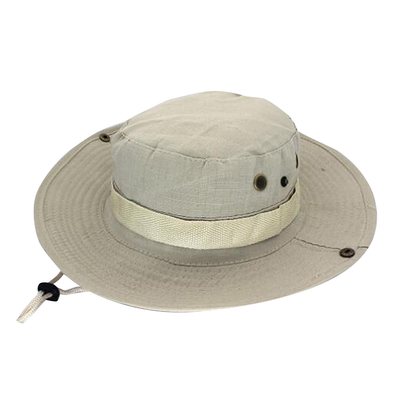 

Чоловіча та жіноча однотонна рибальська капелюх із сонцезахисним кремом для відпочинку на природі хакі