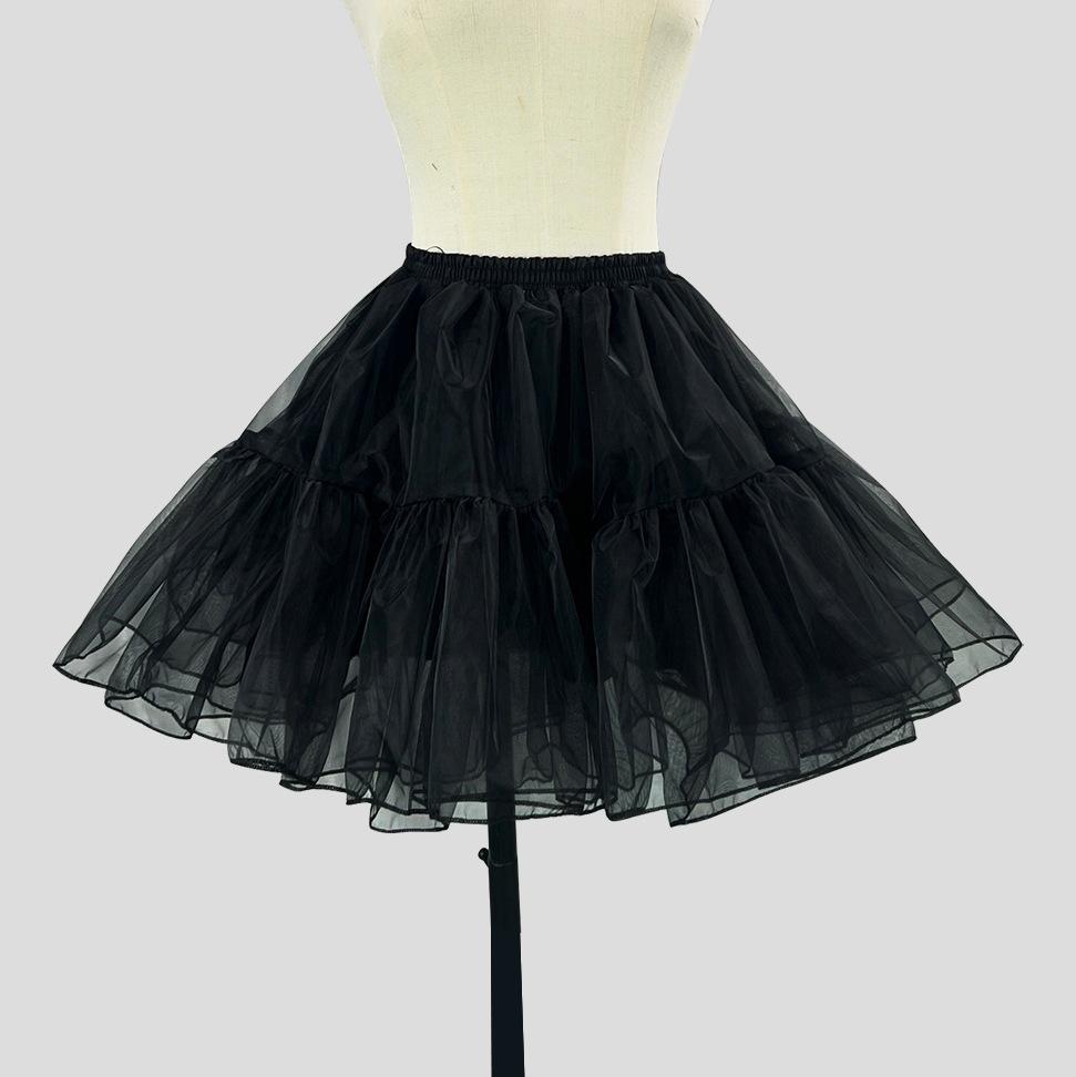 Cosplay boneless skirt support, soft yarn skirt support