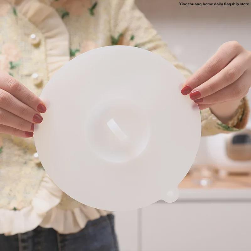 "European Standard Silicone Suction Cover: Dustproof, Fresh-Keeping Seal for Mugs, Bowls, and Glasses"