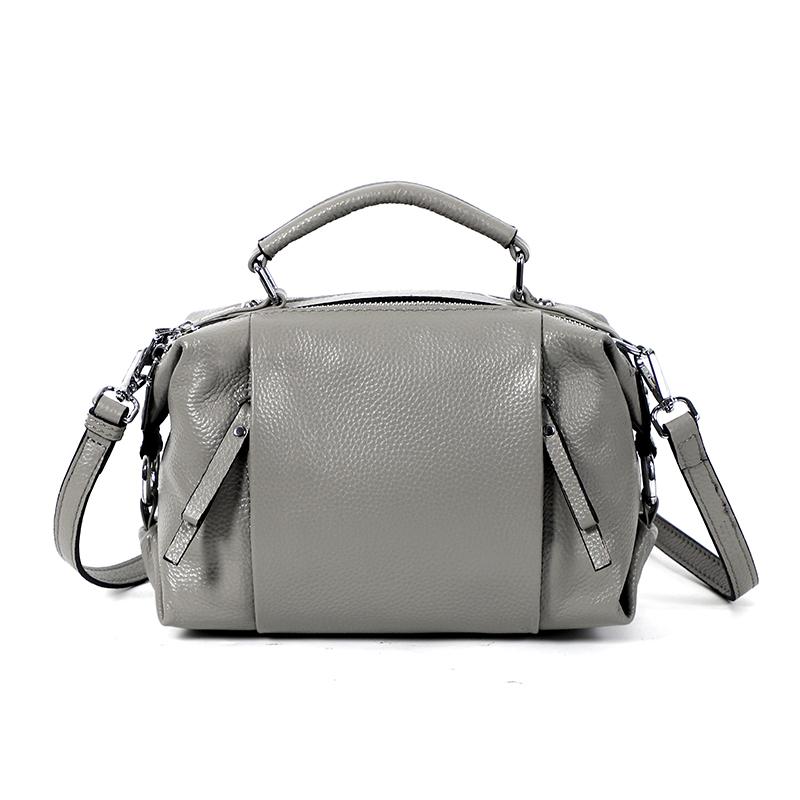 2024 Luxus Damen Tote Handtaschen 100% Echtes Leder Damen Boston Schultertaschen Hohe Qualität Damen Top-Griff Messenger Bags