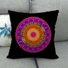 Bohemian Geometric Patterns Digital Printing Short Plush Pillow Covers For Car Sofa Office Cushion Cover Home Goods