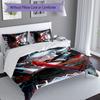 3pcs Custom Name Genshin Impact Manye Set,Includes 1 Duvet Cover and 2 Pillowcases,All-season Bedroom Decor
