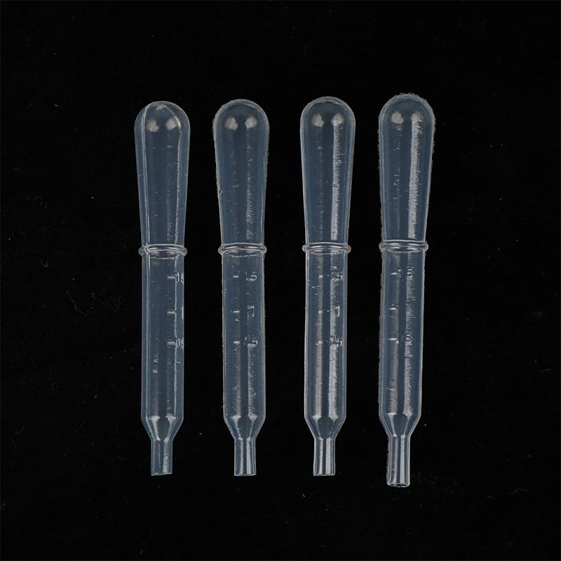 100 Stück Airbrush Einweg-Tropfer Laborpipette 1,5 ml Kunststoffpipette Augentropfer für Transfer und Airbrush-Farbe