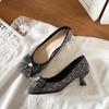 2026 New Women Shoes Fashion Pumps Girl Bowknot Elegant High Heels Shoes Luxury Party Dress Shoes