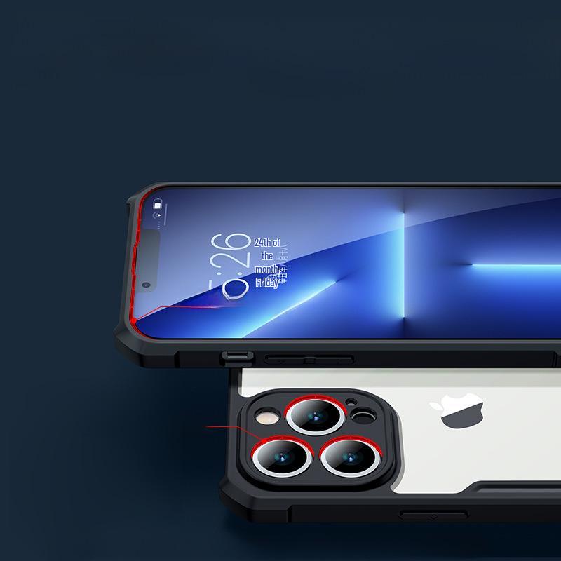 Xundi iPhone 15 Pro/14 Pro Max Slim Anti-Fall Transparent Case with Airbag Protection