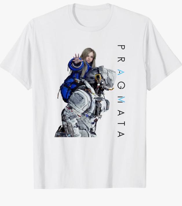 

2026 Summer Relaxing New PRAGMATA Action Adventure Game TShirt Diana Graphics Pure Cotton Short Sleeves Top Unisex Y2K Tshirt S
