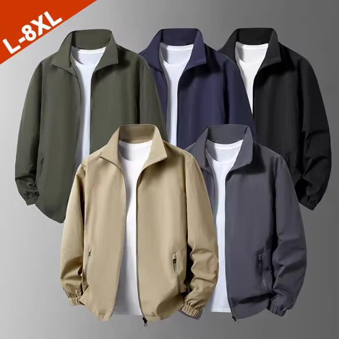 Jacket Men Spring Autumn Coats Male Clothing Jacket Wearing Men Jacket Casual Outwear Waterproof Plus Size