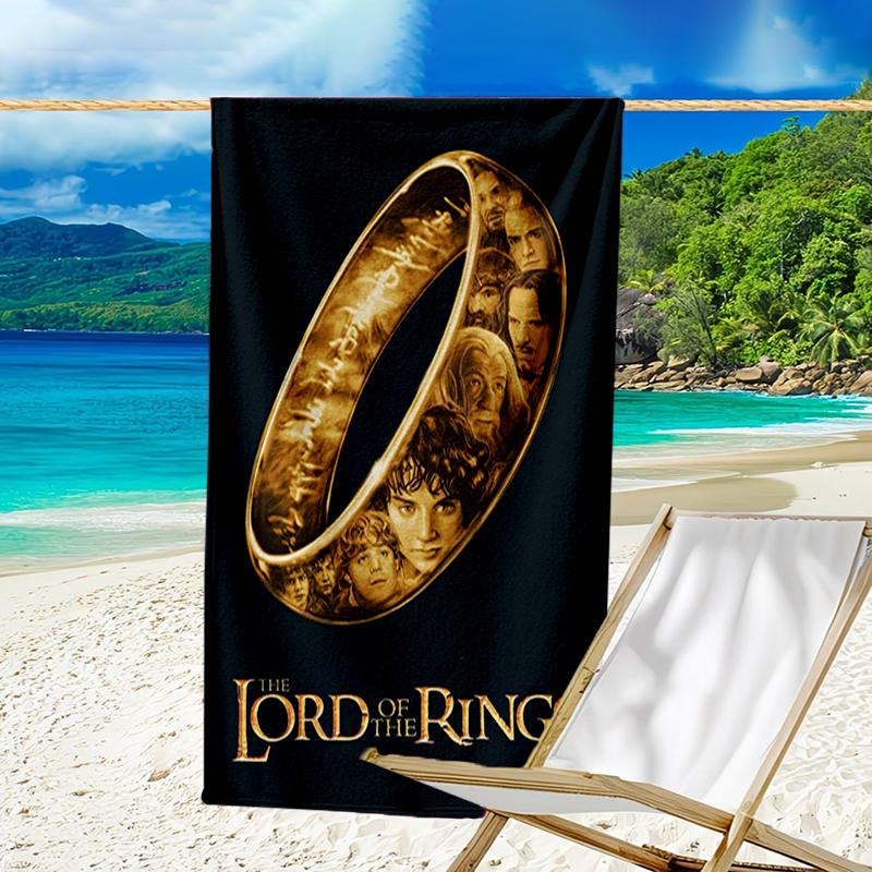 Ultra-Soft Beach Towel with The Lord of the Rings Theme,Ideal for Pool - Camping, Diving - Perfect Travel Essential, Vibrant Beach Towel.