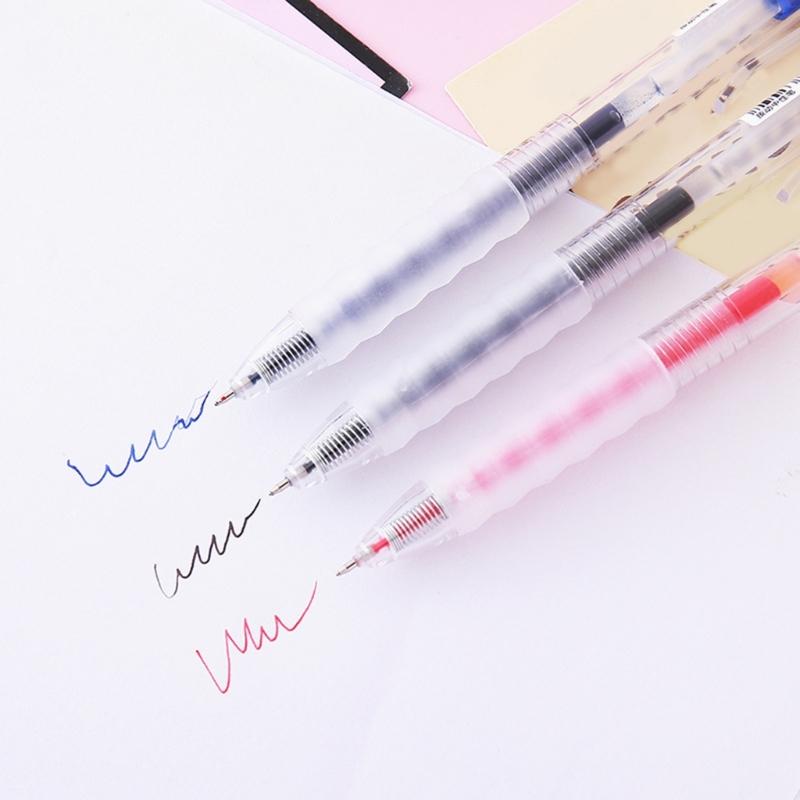 Długopisy z tuszem żelowym Końcówka 0,5 MM Długopis żelowy wysuwany Szybkoschnący Narzędzie do pisania na egzaminach dla studentów i pracowników biurowych Pisanie Robienie notatek