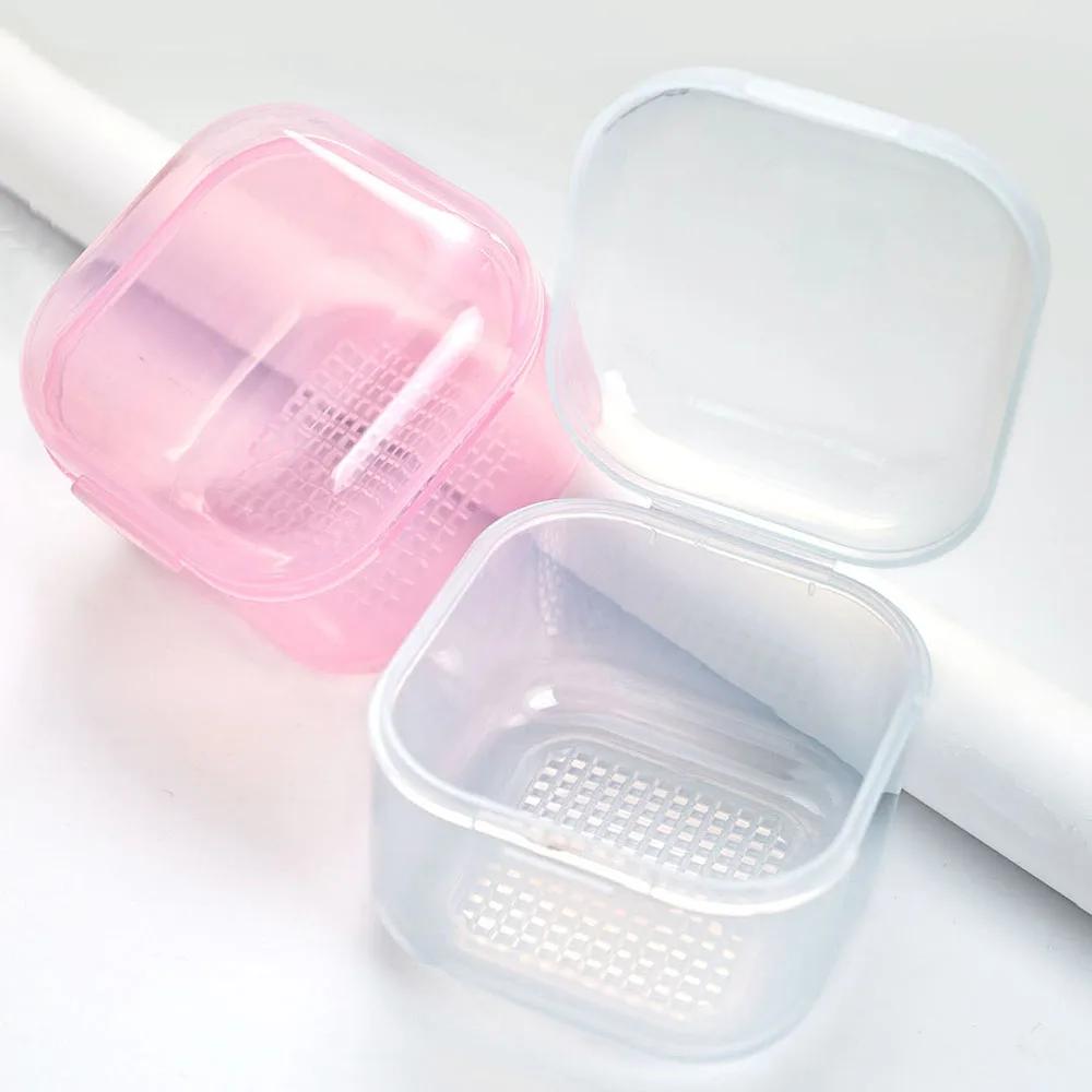 Nail Drill Bits Cleaning Box Disinfection Container Manicure Sterilization Trays Salon Supplies Sterilizer Cup With Drain Basket